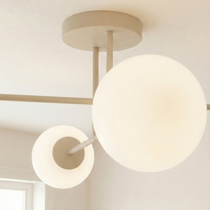 Prisadený luster ROMA 4xE14/10W/230V béžový