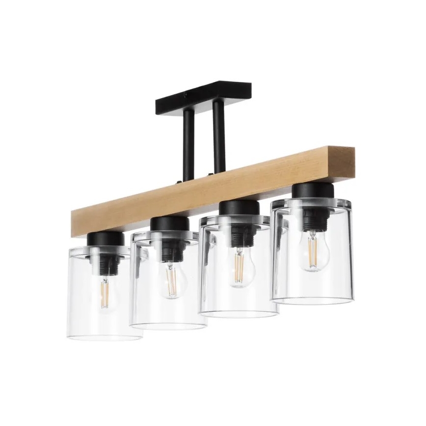 Prisadený luster RUSTIC RADIANCE 4xE27/60W/230V
