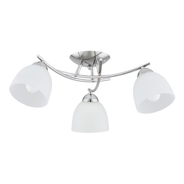 Prisadený luster SEVA 3xE27/15W/230V lesklý chróm