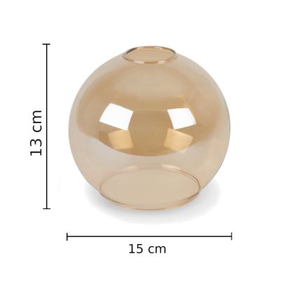 Prisadený luster STAR 5xE27/60W/230V čierna/dymová béžová