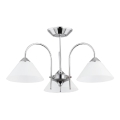 Prisadený luster TAPER 3xE27/15W/230V lesklý chróm