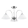 Prisadený luster TAPER 3xE27/15W/230V lesklý chróm