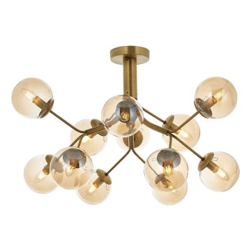 Prisadený luster VARANA 12xE14/40W/230V bronzový