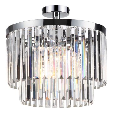 Prisadený luster VETRO 4xE14/40W/230V lesklý chróm