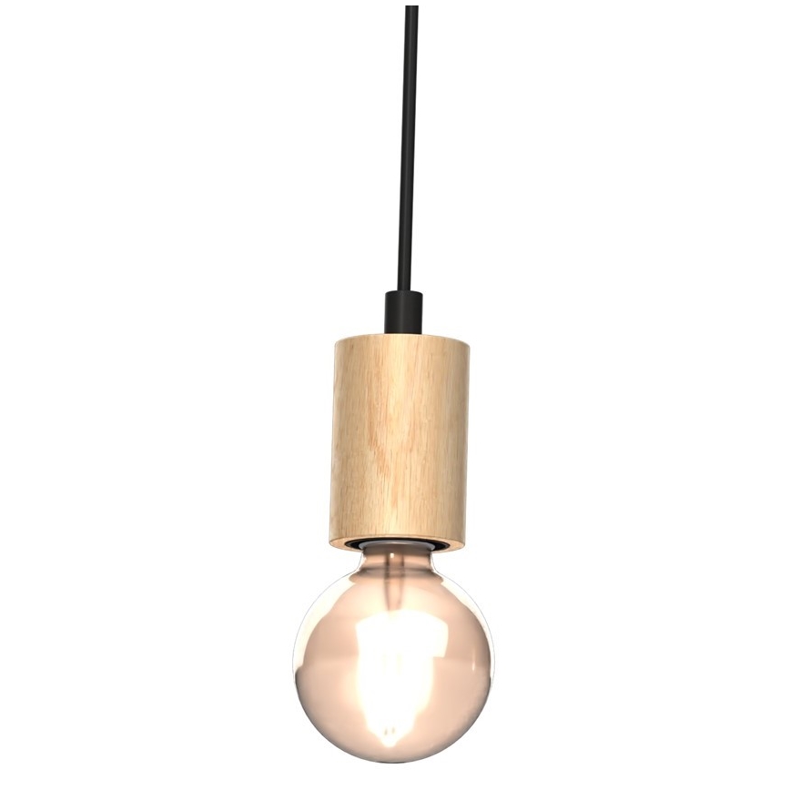 Prisadený luster VIGA 2xE27/60W/230V drevo