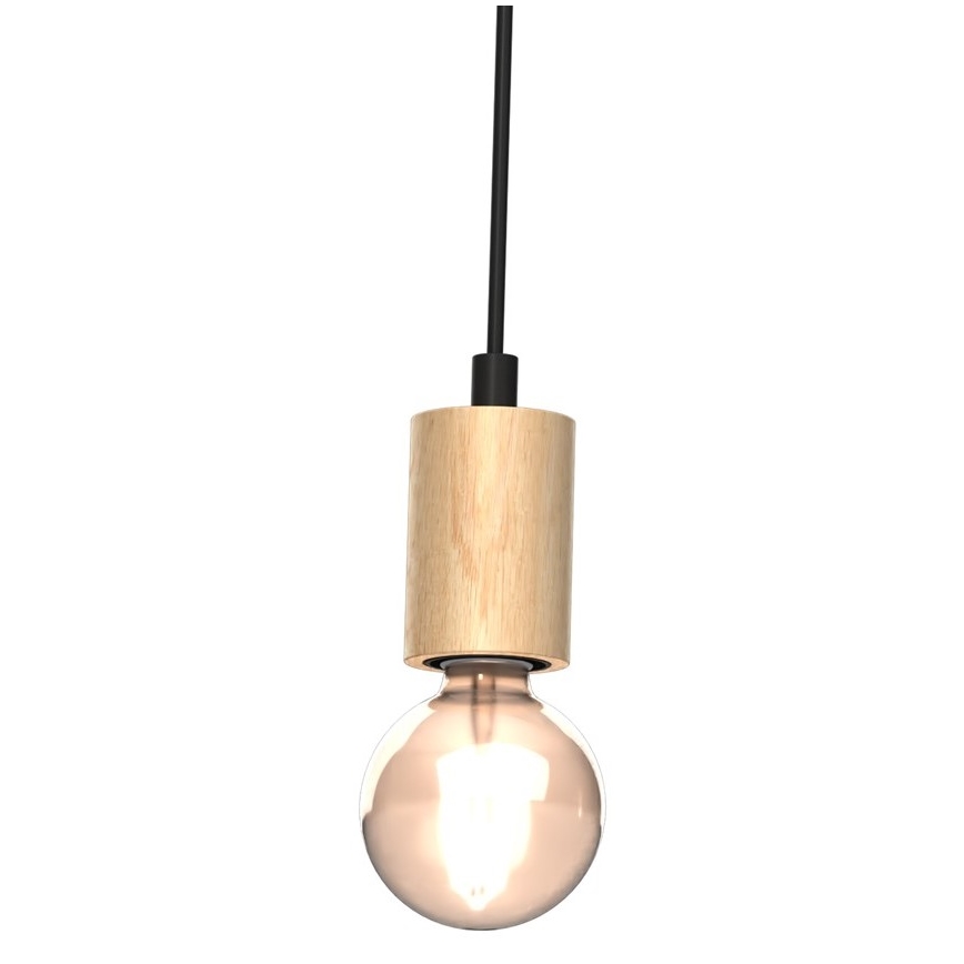 Prisadený luster VIGA 5xE27/60W/230V drevo