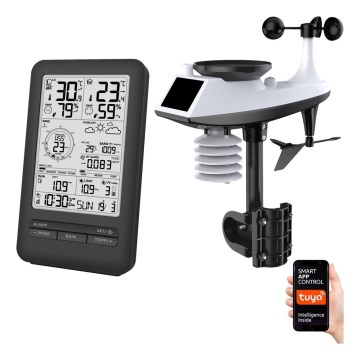 Profesionálna meteostanica s LCD displejom 2xAA Wi-Fi Tuya
