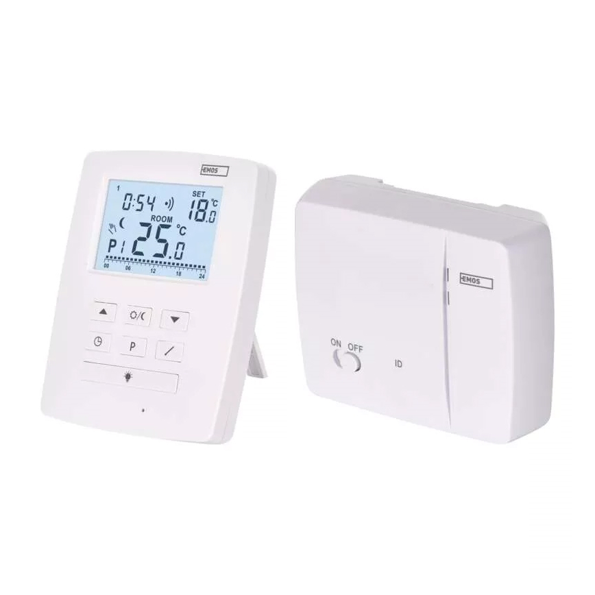 Programovateľný termostat 230V+2xAA