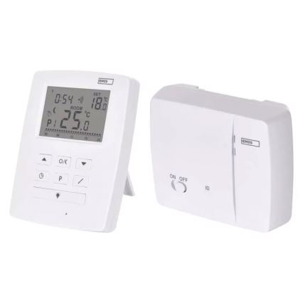 Programovateľný termostat 230V+2xAA