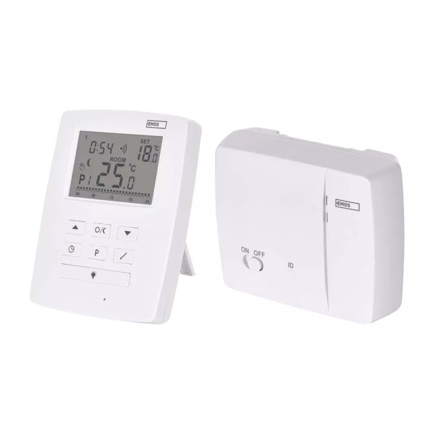 Programovateľný termostat 230V+2xAA