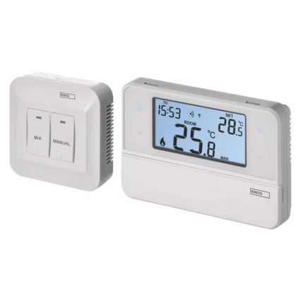 Programovateľný termostat 230V + 2xAA