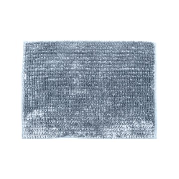 Protišmyková kúpeľňová predložka CHENILLE 50x80 cm šedá