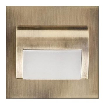 ProVero ID-1154 - LED Schodiskové svietidlo DECORUS LED/1,2W/12V mosadz ProVero ID-1154 - LED Schodiskové svietidlo DECORUS LED/1,2W/12V mosadz
