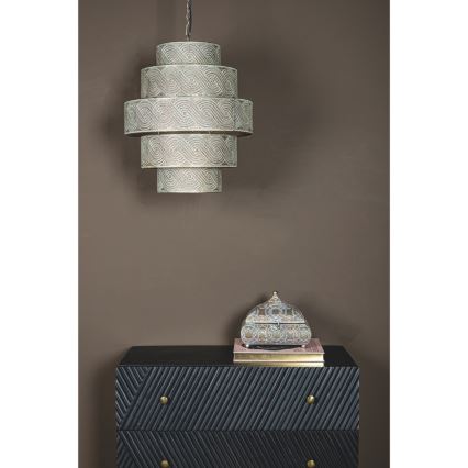 PTMD - Závesný luster na reťazi NARINDE 1xE27/40W/230V priemer 40 cm