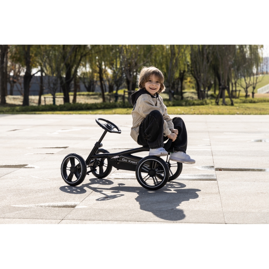 QPlay - Detská štvorkolka GO KART čierna