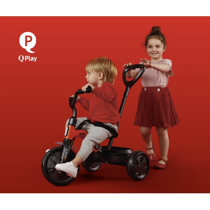 QPlay - QPlay - Detská trojkolka ANT PLUS ružová