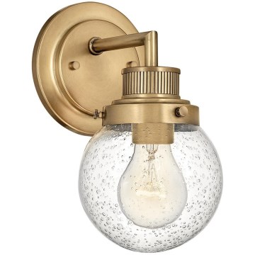 Quintiesse - Kúpeľňové nástenné svietidlo POPPY 1xE27/60W/230V IP44 zlaté