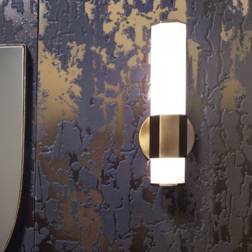 Quintiesse - LED Kúpeľňové nástenné svietidlo FACET LED/12W/230V IP44 zlaté