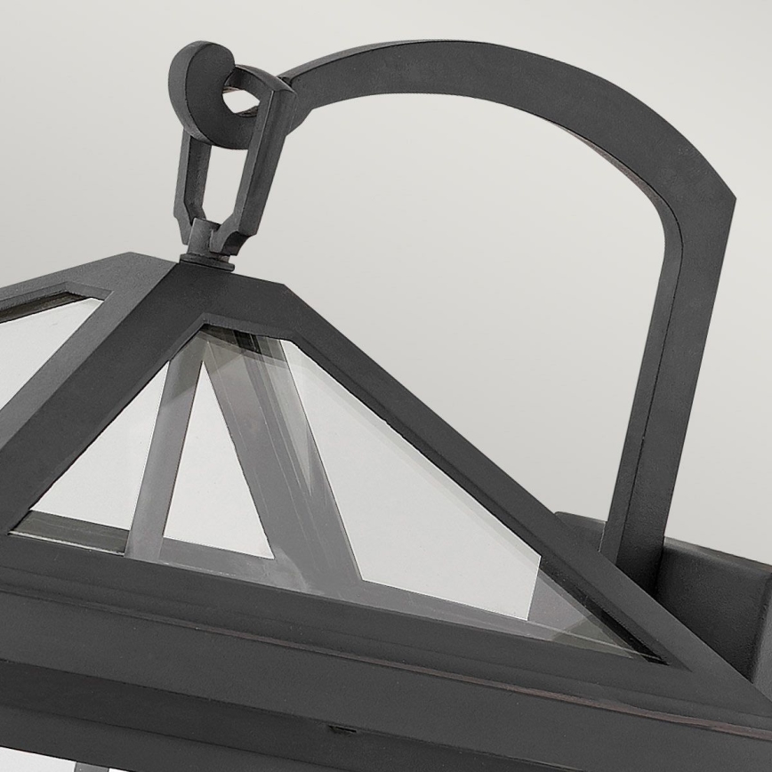 Quintiesse - Vonkajšie nástenné svietidlo ALFORD L 3xE14/40W/230V IP44 čierna