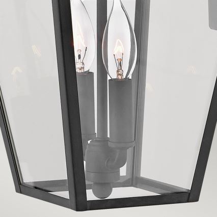 Quintiesse - Vonkajšie nástenné svietidlo ALFORD M 2xE14/40W/230V IP44 čierne