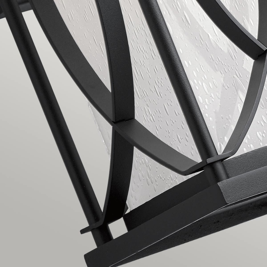 Quintiesse - Vonkajšie nástenné svietidlo ASHBERN M 1xE27/60W/230V IP44 čierna