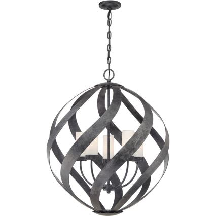Quintiesse - Vonkajší luster na reťazi BLACKSMITH 5xE14/40W/230V pr. 66,4 cm IP44 čierny