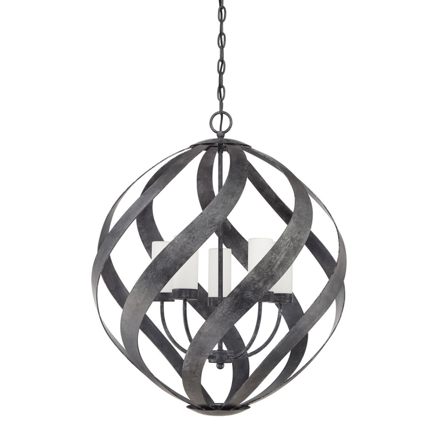 Quintiesse - Vonkajší luster na reťazi BLACKSMITH 5xE14/40W/230V pr. 66,4 cm IP44 čierny