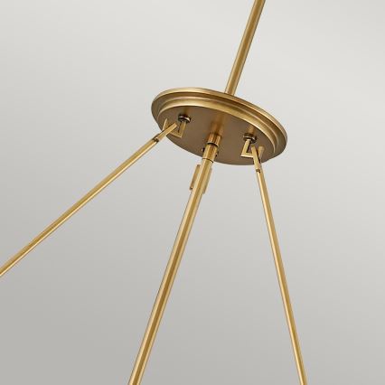 Quintiesse - Luster na tyči ECHELON 8xE14/40W/230V zlatý