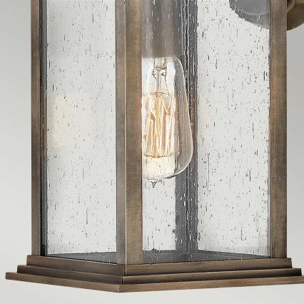 Quintiesse - Vonkajšia nástenná lampa GRANT M 1xE27/60W/230V IP44 bronzová