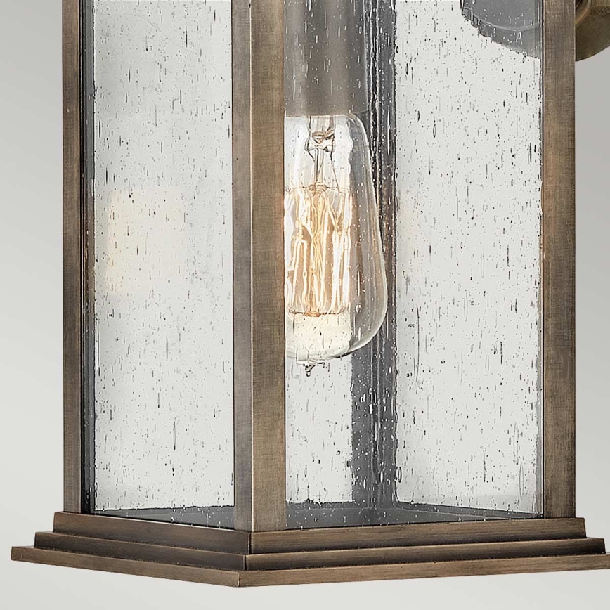 Quintiesse - Vonkajšia nástenná lampa GRANT M 1xE27/60W/230V IP44 bronzová