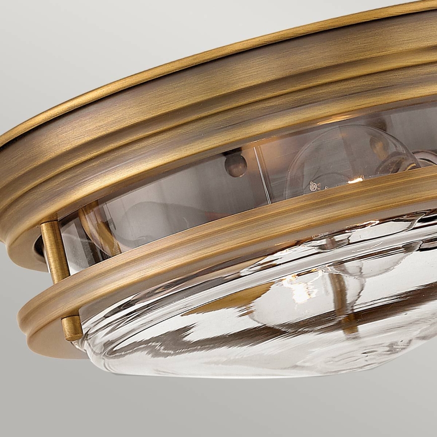 Quintiesse - Vonkajšie stropné svietidlo HADRIAN 2xE27/40W/230V pr. 30,5 cm IP44 bronzové