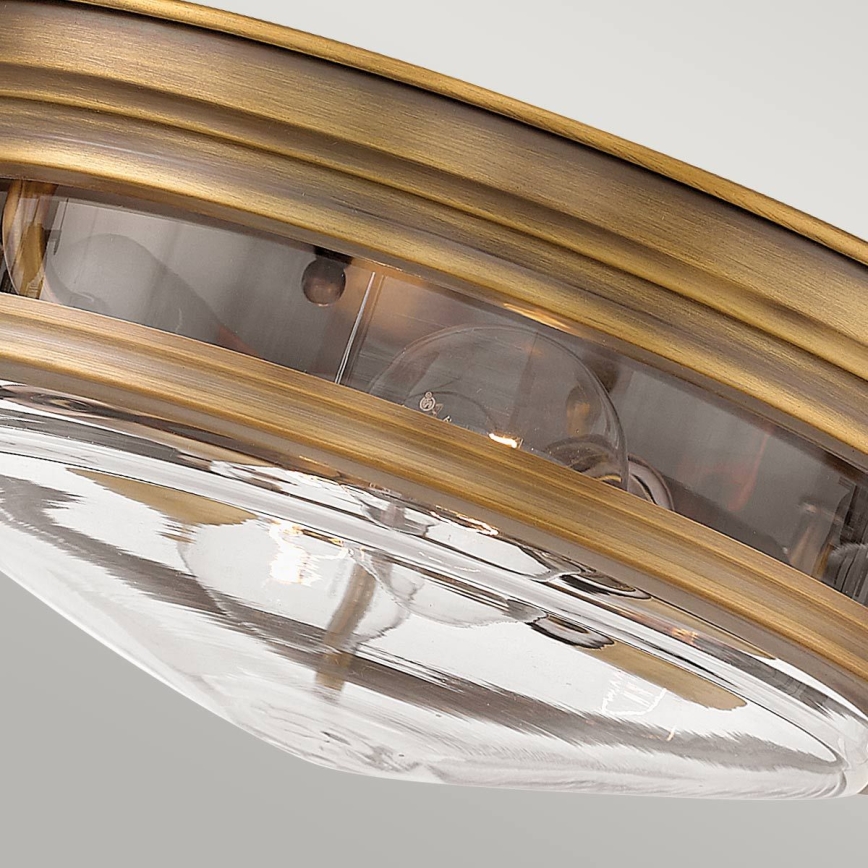 Quintiesse - Vonkajšie stropné svietidlo HADRIAN 2xE27/40W/230V pr. 30,5 cm IP44 bronzové