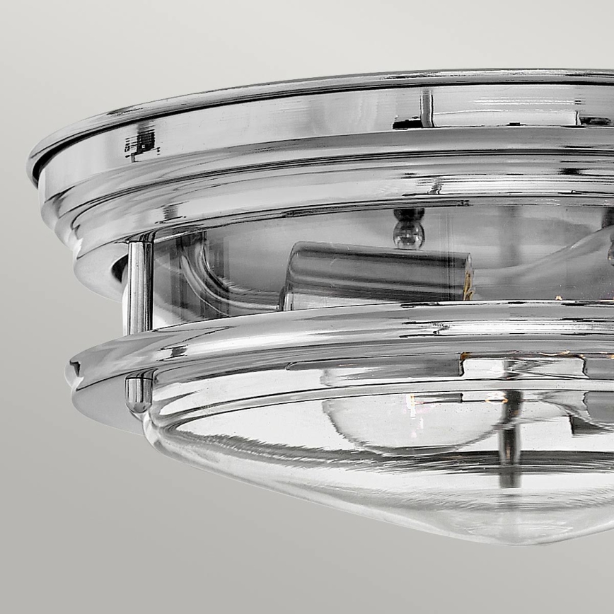 Quintiesse - Vonkajšie stropné svietidlo HADRIAN 2xE27/40W/230V Ø 27,8 cm IP44 lesklý chróm