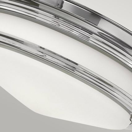 Quintiesse - Vonkajšie stropné svietidlo HADRIAN 2xE27/40W/230V pr. 27,8 cm IP44 lesklý chróm