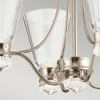 Quintiesse - LED kúpeľňový luster na tyči KAYVA LED/24W/230V IP44 lesklý chróm