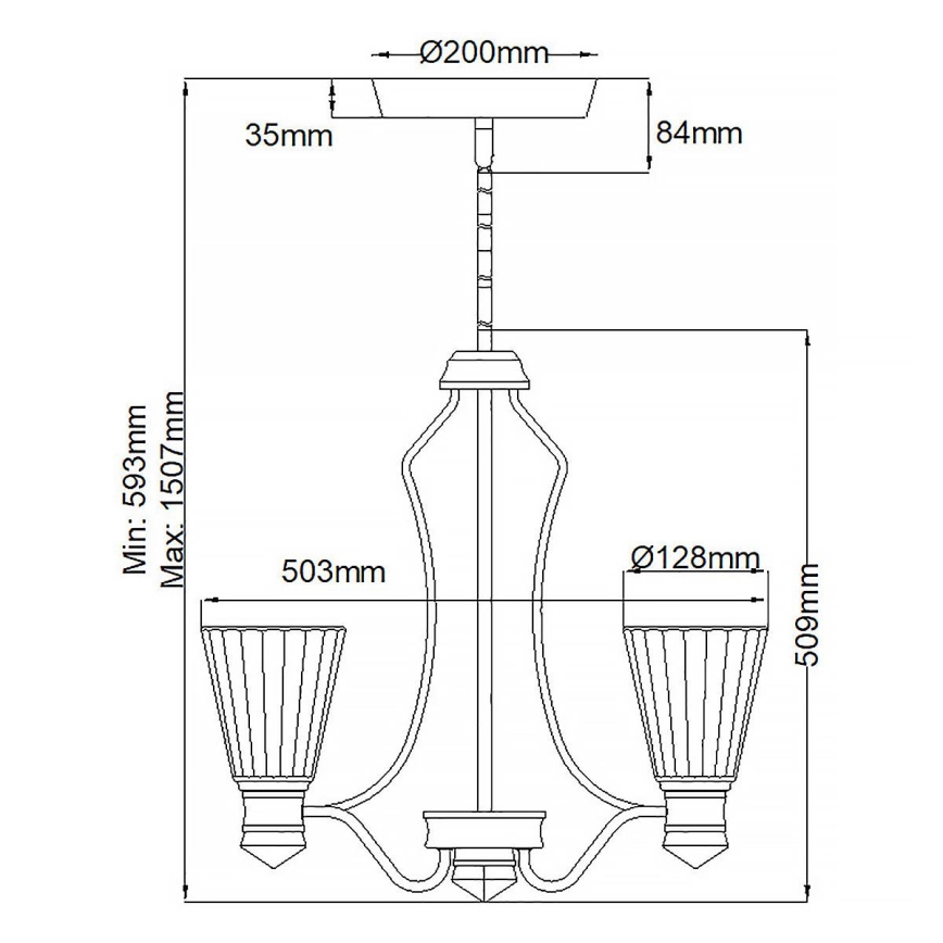 Quintiesse - LED kúpeľňový luster na tyči KAYVA LED/24W/230V IP44 lesklý chróm