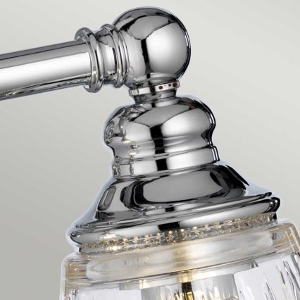 Quintiesse - LED kúpeľňové nástenné svietidlo KEYNES 2xG9/3W/230V IP44 lesklý chróm