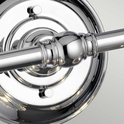 Quintiesse - LED kúpeľňové nástenné svietidlo KEYNES 2xG9/3W/230V IP44 lesklý chróm