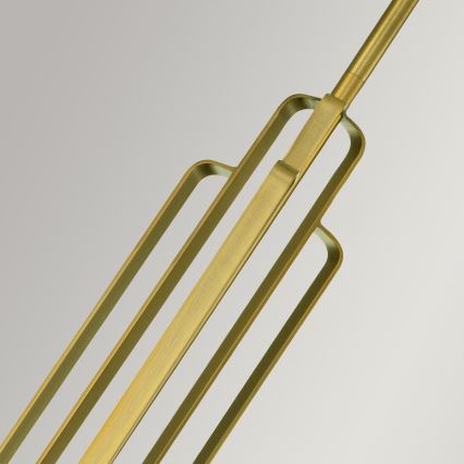 Quintiesse - Stropný luster na tyči KIMROSE 1xE27/60W/230V priemer 17,8 cm zlatý