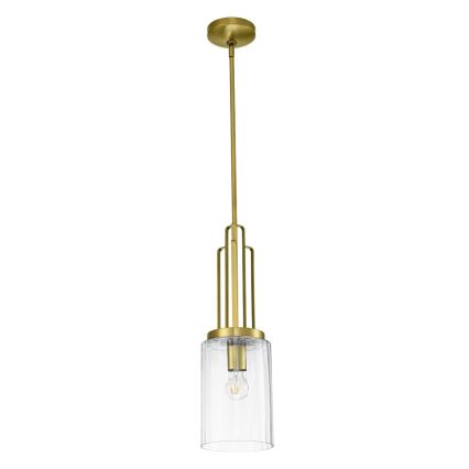 Quintiesse - Stropný luster na tyči KIMROSE 1xE27/60W/230V priemer 17,8 cm zlatý
