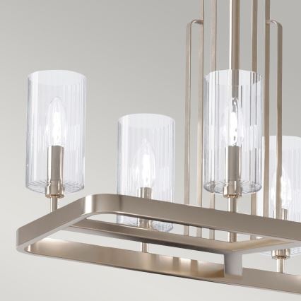 Quintiesse - Luster na tyči KIMROSE 10xE14/40W/230V lesklý chróm