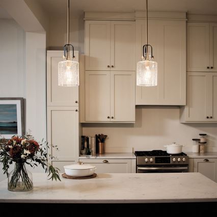 Quintiesse - Luster na tyči KITNER 1xE27/60W/230V pr. 18 cm zlatá/čierna