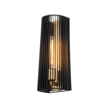 Quintiesse - Nástenné svietidlo LINARA 1xE27/60W/230V čierna/zlatá