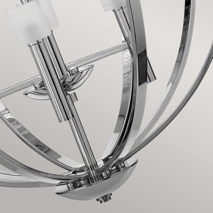 Quintiesse - LED luster na lankách MONDO 8xG9/3W/230V priemer 71,3 cm lesklý chróm