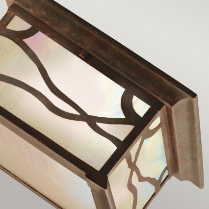 Quintiesse - Vonkajšie stropné svietidlo MORRIS 2xE27/60W/230V IP44 bronzové