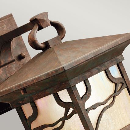 Quintiesse - Vonkajšia nástenná lampa MORRIS M 1xE27/60W/230V IP44 bronzová