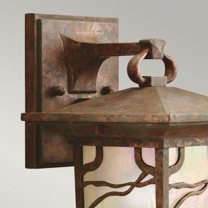 Quintiesse - Vonkajšie nástenné svietidlo MORRIS S 1xE27/60W/230V IP44 bronzové