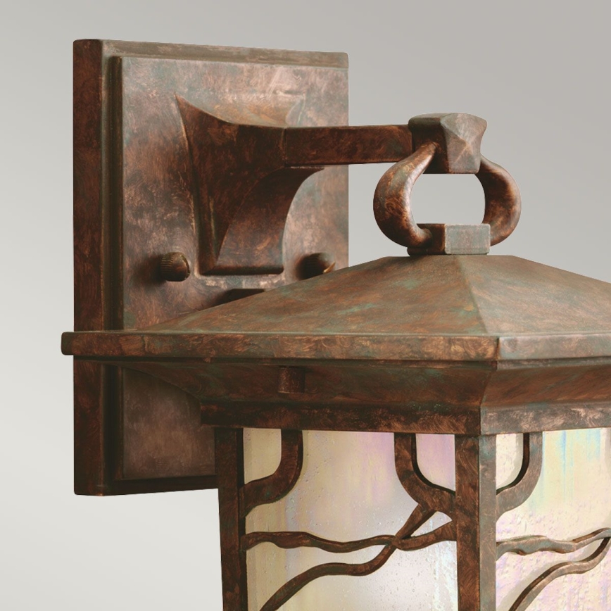 Quintiesse - Vonkajšie nástenné svietidlo MORRIS S 1xE27/60W/230V IP44 bronzové