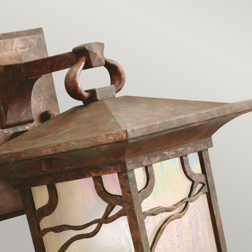 Quintiesse - Vonkajšie nástenné svietidlo MORRIS S 1xE27/60W/230V IP44 bronzové