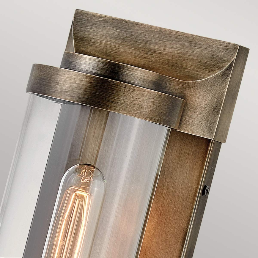 Quintiesse - Vonkajšie nástenné svietidlo PEARSON M 1xE27/60W/230V IP44 bronzové